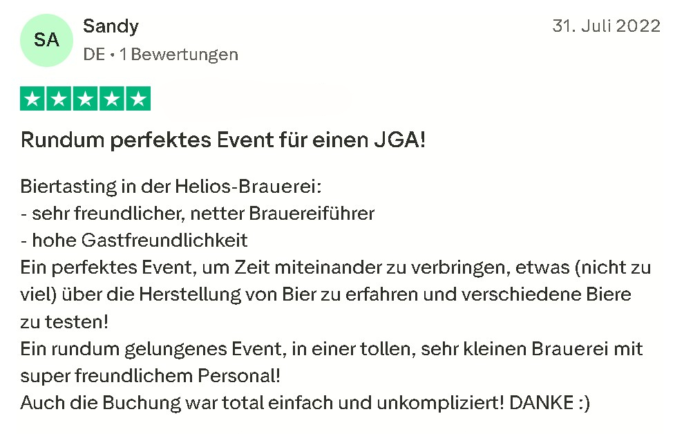 Brauerei Besichtigung Bewertung Mister Neo