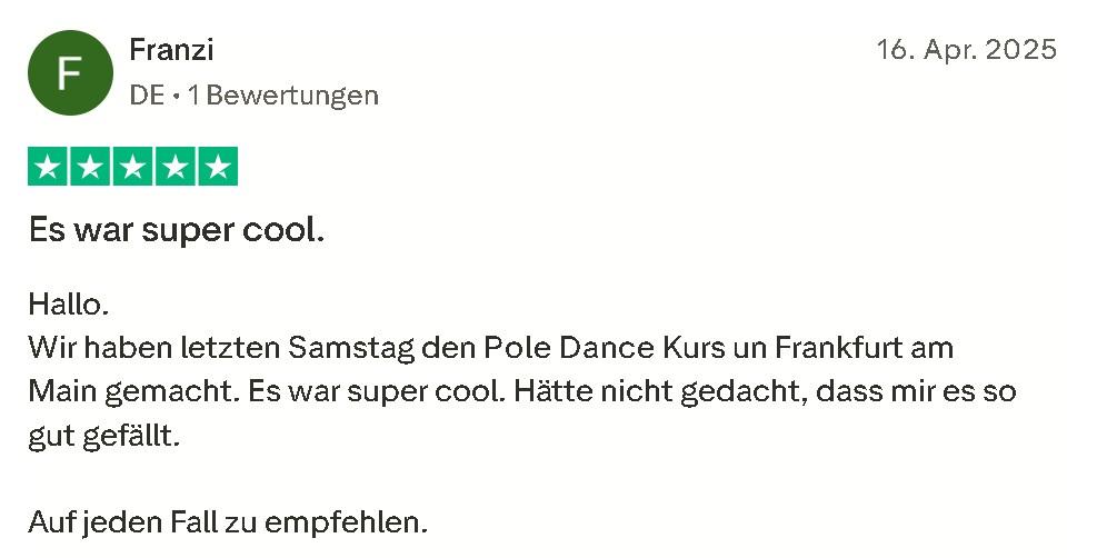 Poledance Bewertung Mister Neo
