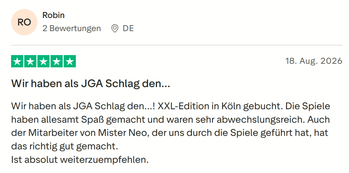 Schlag den ...! XXL Edition Bewertung Mister Neo
