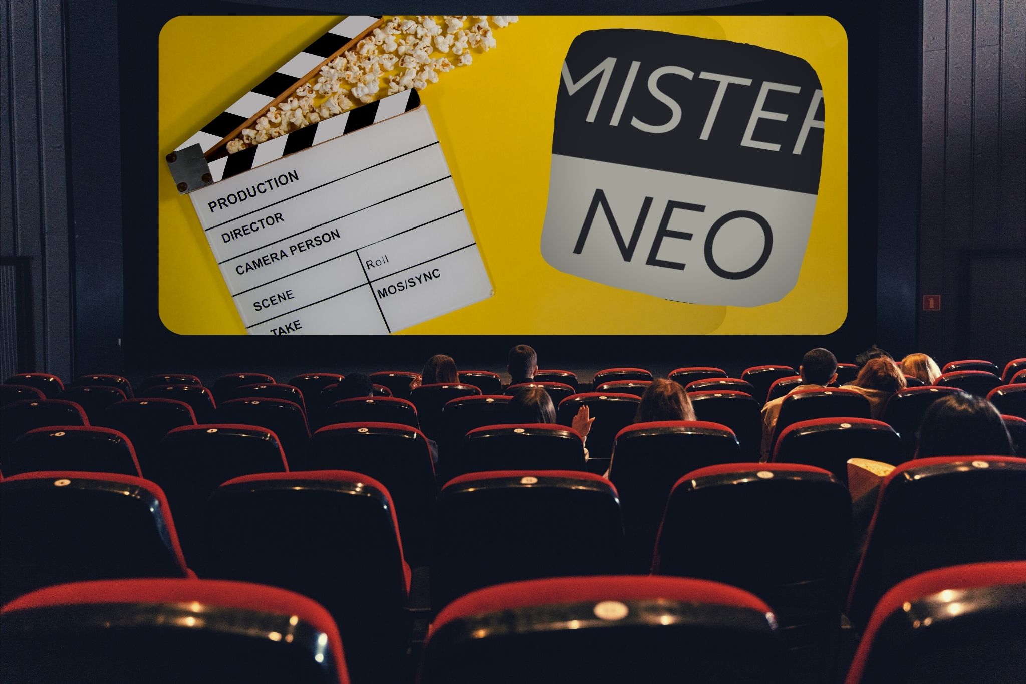 Kinosaal Mieten mit Mister Neo
