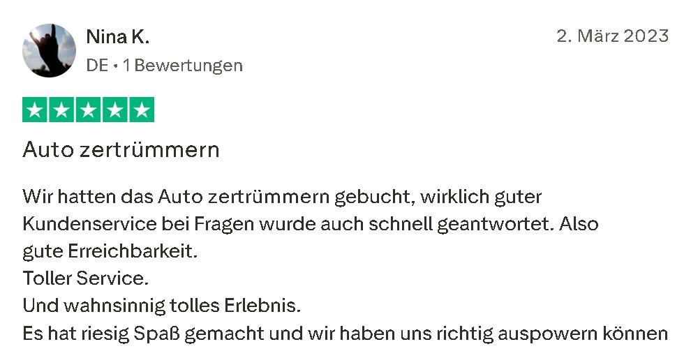 Auto Zertrümmern Bewertung Mister Neo