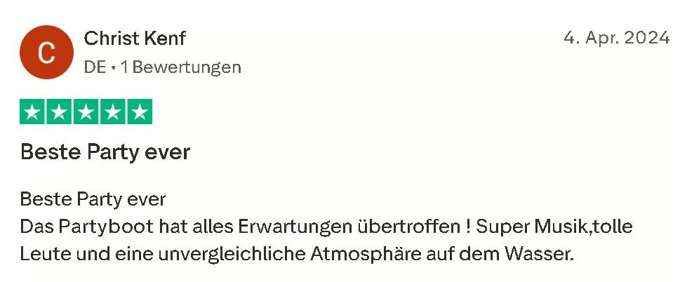 Partyboot Bewertung Mister Neo