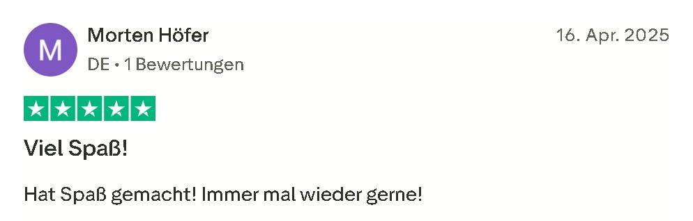 Allgemeine Bewertung Mister Neo 28
