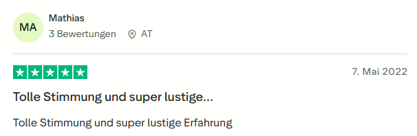 positive Bewertung zum Auto zertrümmern mit Mister Neo